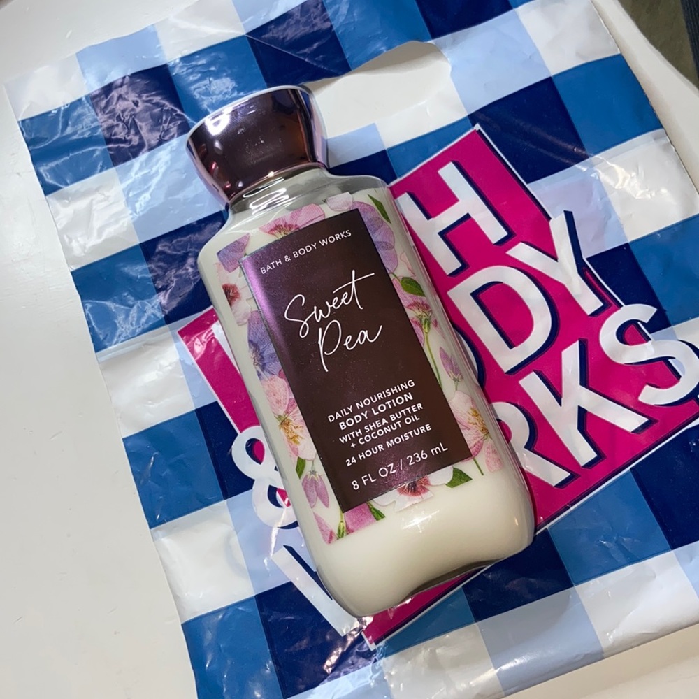 Sweet pea lotion